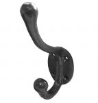 5" Black Cast Iron Coat Hook / Hat Peg / Hanger (JAB77)